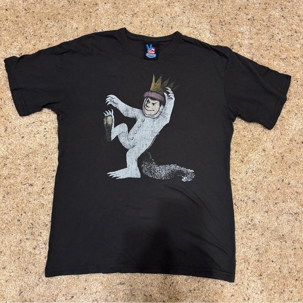 Junk Food Urban Outfitters Black Where The Wild Things Are tshirt M